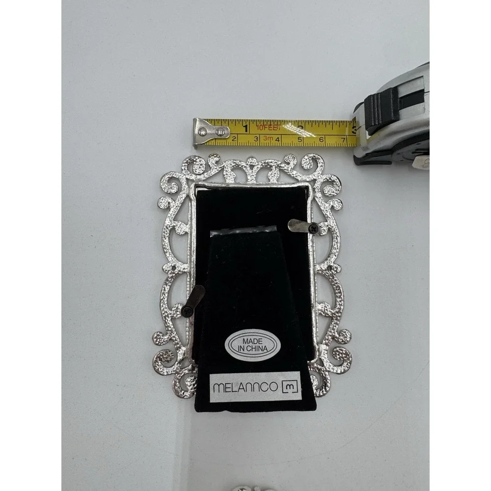 Melannco Ornate Silver Tone Picture Frames Lot 6 Baroque Victorian Scrollwork